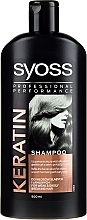 Fragrances, Perfumes, Cosmetics Dry & Devitalized Hair Shampoo - Syoss Keratin Hair Perfection