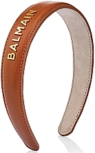 Fragrances, Perfumes, Cosmetics Headband - Balmain Paris Hair Couture Riviera Headband Cognac Large