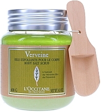 Fragrances, Perfumes, Cosmetics Salt Body Scrub "Verbena" - L'occitane Verbana Body Salt Scrub