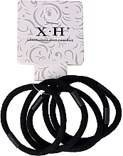 Fragrances, Perfumes, Cosmetics Hair Ties, 5 pieces, black - Bling