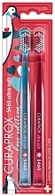 Fragrances, Perfumes, Cosmetics Ultra-Soft Toothbrush Set - Curaprox Ultra Soft CS 5460 Limited Edition Love