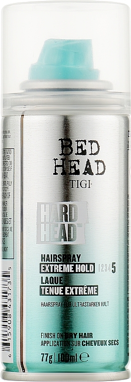 Strong Hold Hair Spray - Tigi Bed Head Hard Head Hairspray Extreme Hold Level 5 — photo N2