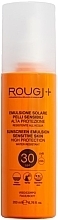 Fragrances, Perfumes, Cosmetics Sunscreen Emulsion for Sensitive Skin SPF30 - Rougj+ Sunscreen Emulsion Sensitive Skin Medium Protection SPF 30