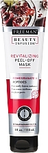 Fragrances, Perfumes, Cosmetics Revitalising Facial Mask - Freeman Beauty Infusion Revitalizing Peel-Off Mask Pomegranate + Peptides