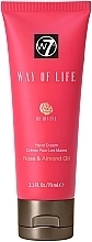 Rose & Almond Oil Hand Cream - W7 Way of Life Hand Cream Be Divine — photo N1
