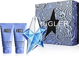 Fragrances, Perfumes, Cosmetics Thierry Mugler Angel - Set (edp/25ml + b/lot/50ml + sh/gel/50ml)