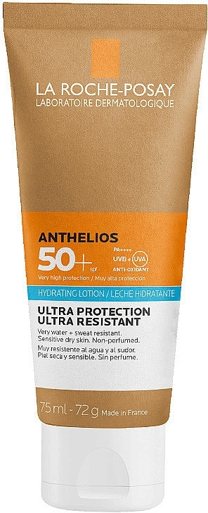 Face & Body Long-Lasting Sunscreen Hydrating Lotion, SPF50+ - La Roche-Posay Anthelios Hydrating Lotion SPF50+ (mini size) — photo N1