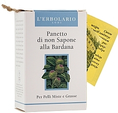 Non-Alkaline Burdock Soap - L'Erbolario Panetto Di Non Sapone — photo N1