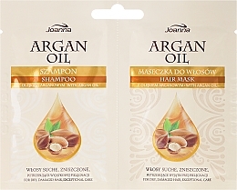 Fragrances, Perfumes, Cosmetics Set - Joanna Argan Oil (sh/10ml + h/mask/10g)