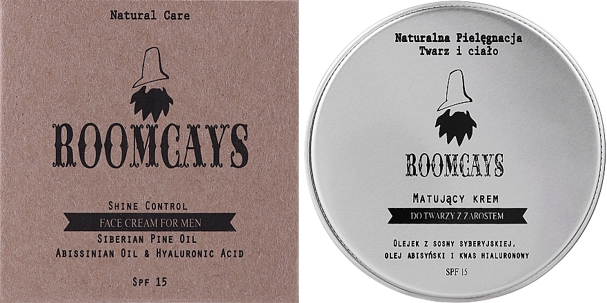 Face and Beard Balm - Roomcays SPF15 — photo N1