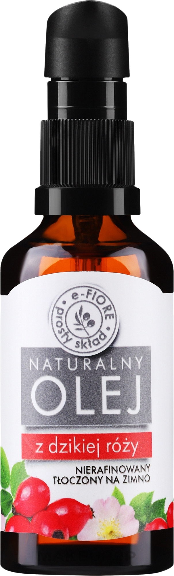 Rosehip Oil (with dispenser) - E-Fiore Rosehip Natural Oil — photo 50 ml