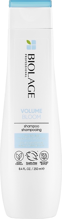 Volume Thin Hair Shampoo - Biolage Volumebloom Cotton Shampoo — photo N5