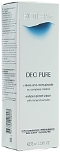 Fragrances, Perfumes, Cosmetics Deodorant Cream - Biotherm Deo Pure Antiperspirant Cream