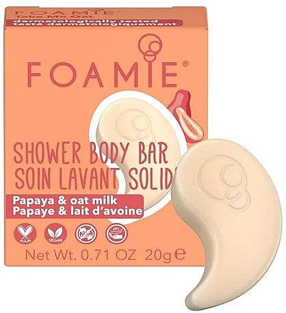 Body Wash Bar - Foamie Nourishing Shower Soap Oat To Be Smooth Travel Size — photo N6