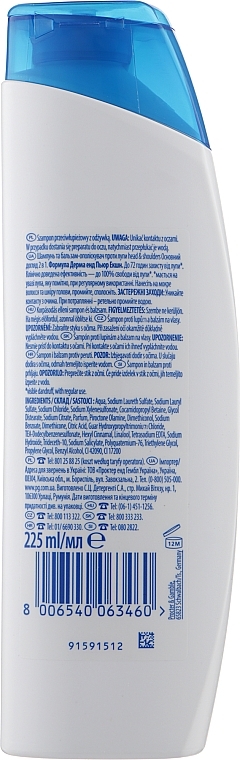2-in-1 Anti-Dandruff Shampoo "Base Care" - Head & Shoulders Classic Clean — photo N5