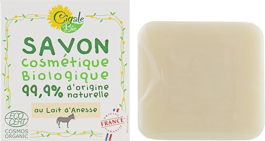 Nourishing Soap with Donkey Milk - La Cigale Bio Soap — photo N1