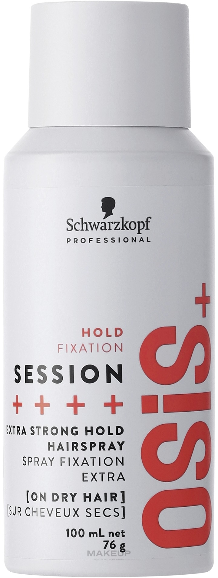 Extra Strong Hold Hair Spray - Schwarzkopf Professional Osis+ Session Extreme Hold Hairspray — photo 100 ml