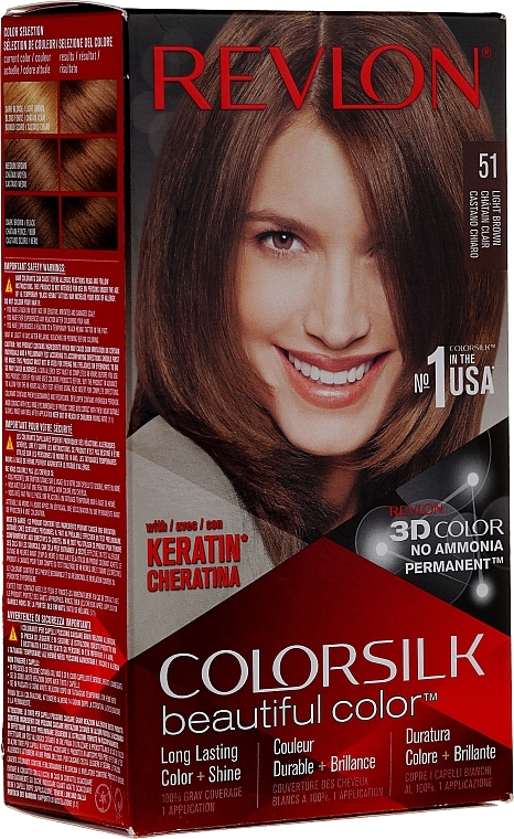 Long-Lasting Hair Color - Revlon ColorSilk Beautiful Color — photo N1