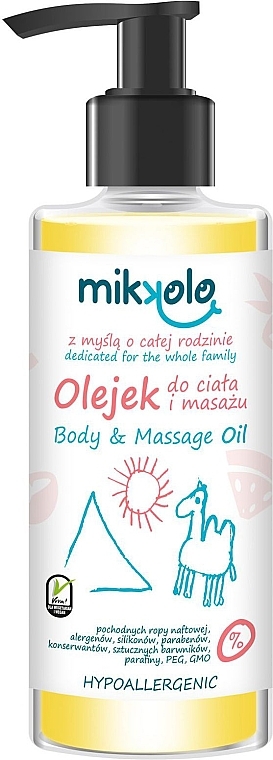 Massage Body Oil - Nova Kosmetyki Mikkolo Body & Massage Oil — photo N1