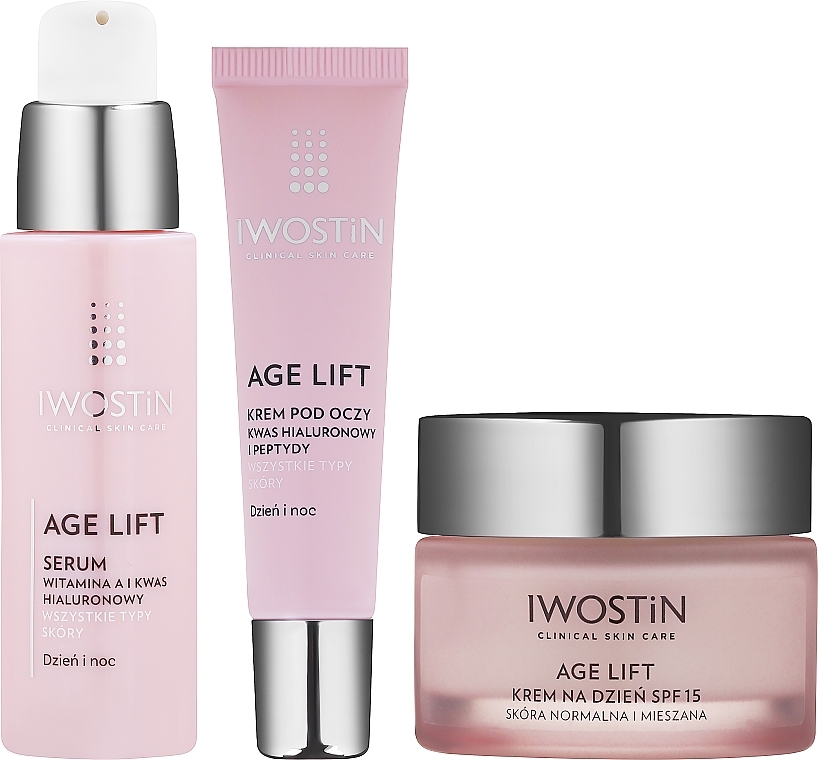 Set - Iwostin Age Lift (f/cr/50ml + eye/cr/15ml + serum/30ml) — photo N2