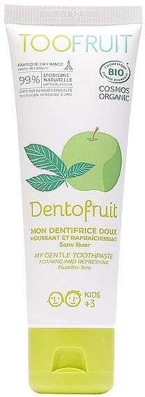 Kids Toothpaste - TOOFRUIT Dentofruit Doux Bio — photo N1