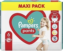 Diaper Pants, size 6, 15 kg, 36 pcs - Pampers — photo N3