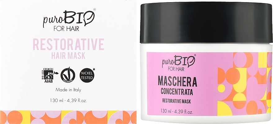 Restorative Hair Mask - puroBIO Cosmetics For Hair Restorative Mask — photo N6