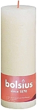 Fragrances, Perfumes, Cosmetics Cylinder Candle Rustic Shine Soft Pearl, 190/68 mm - Bolsius Candle