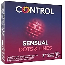 Condoms - Control Sensual Dots & Lines — photo N1