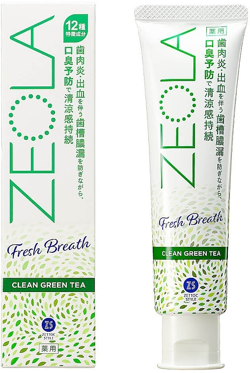 Fresh Breath Toothpaste - Zettoc Zeola White Fresh Breath — photo N1