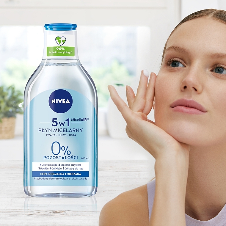 3 in 1 Refreshing Micellar Water for Normal and Combination Skin - NIVEA Micellar Refreshing Water — photo N8