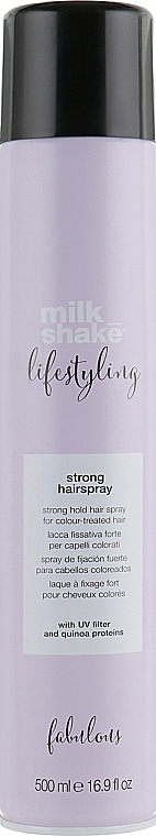 Strong Hold Hair Spray - Milk Shake Lifestyling Hairspray Strong — photo N1