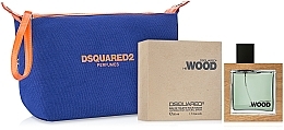 Fragrances, Perfumes, Cosmetics Dsquared2 He Wood Set - Set (edt/50ml + bag)