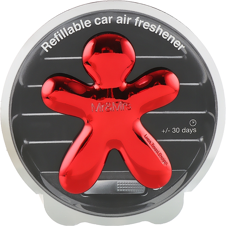 Car Air Freshener - Mr&Mrs Niki Car Chrome Red Cherry — photo N3