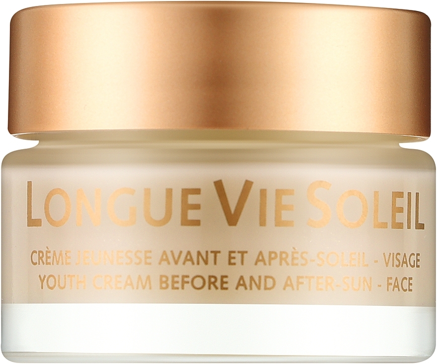 After Sun Cream - Guinot Longue Vie Soleil Youth Cream Before And After Sun Face — photo N1