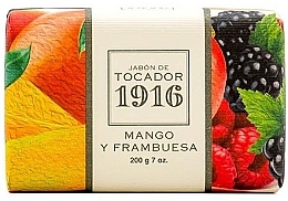 Fragrances, Perfumes, Cosmetics Mango & Raspberry Toilet Soap - Myrurgia 1916 Jabon De Tocador Mango & Frambuesa