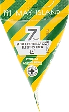 Fragrances, Perfumes, Cosmetics Soothing Centella Asiatica Night Mask - May Island Seven Days Secret Centella Cica Sleeping Pack