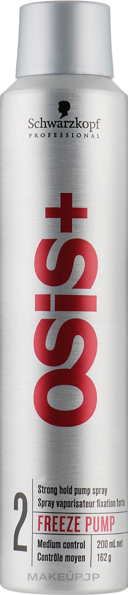 Strong Hold Hair Spray - Schwarzkopf Professional Osis+ Freeze Pump Hairspray  — photo 200 ml