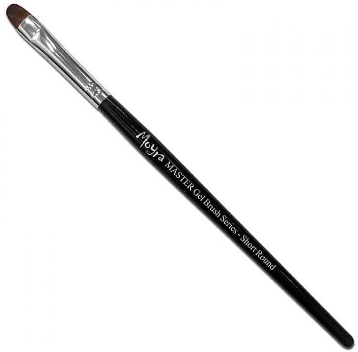 Gel Brush, short, round - Moyra Master Gel Brush Series Short Round — photo N1