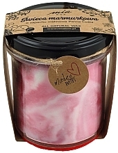 Marble Scented Candle "Pana Cotta" - Mia Box Panna Cotta Candle — photo N1
