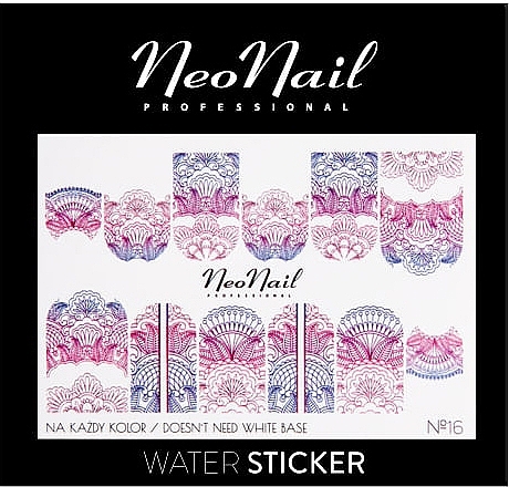 Nail Stickers - NeoNail Professional Water Sticker — photo N3