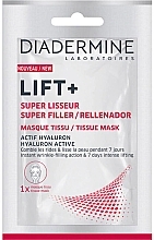 Fragrances, Perfumes, Cosmetics Face Sheet Mask - Diadermine Lift+ Super Filler Tissue Mask