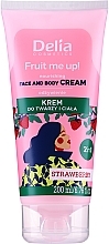 Fragrances, Perfumes, Cosmetics Face & Body Cream with Strawberry Scent - Delia Fruit Me Up! Face & Body Cream 2in1 Strawberry Scented
