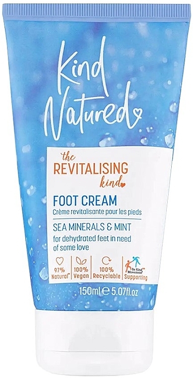 Sea Minerals & Mint Foot Cream - Kind Natured Foot Cream — photo N1