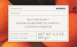 Fragrances, Perfumes, Cosmetics Soap - Korres Kumquat Butter Soap