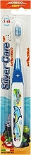 Kids Toothbrush "Silver Care Teen", 7-12 years, blue - Silver Care — photo N1