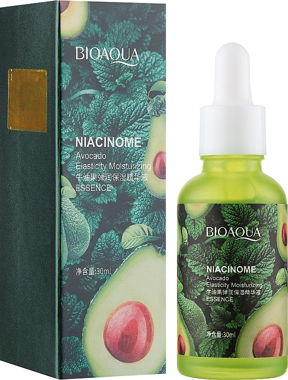 Lifting Essence with Nicotinamide & Avocado Extract - Bioaqua Niacinome Avocado Essence — photo N2