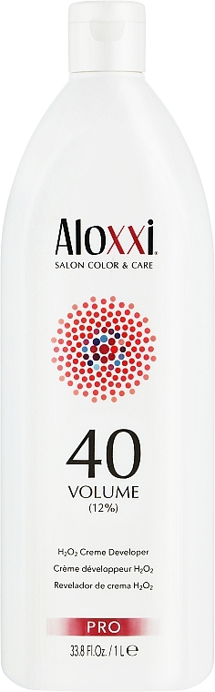 Oxidizing Cream 12% - Aloxxi 40Volume Creme Developer — photo N2