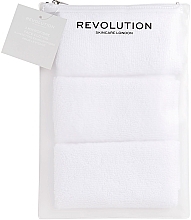 Fragrances, Perfumes, Cosmetics Microfiber Makeup Remover Towel, 3 pcs - Revolution Skincare Recycled & Reusable Microfibre Cleansing Cloths