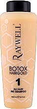 Fragrances, Perfumes, Cosmetics Shampoo - Raywell Botox Hairgold 1 Alcalin Pre Shampoo